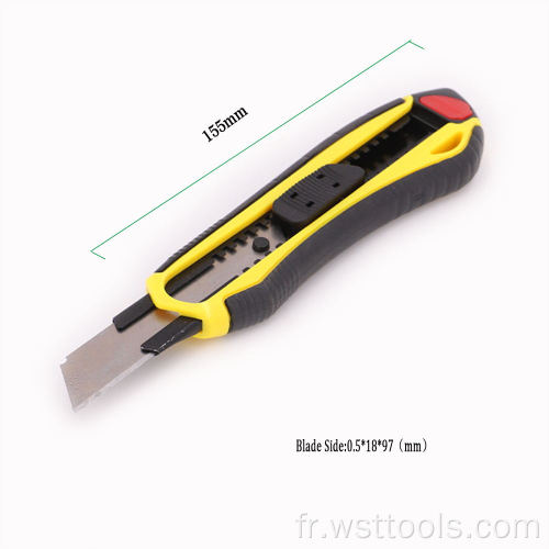 Coupe-boîte à couteaux utilitaires avec lame rétractable